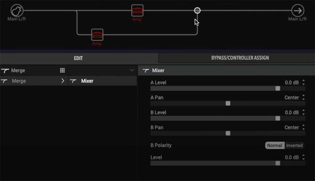 Blend two IRs files with a Line 6 processor