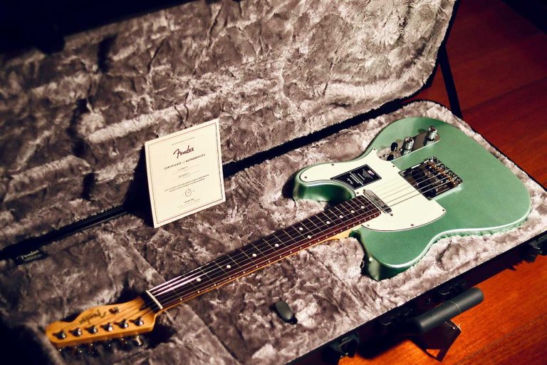 A famous Fender Telecaster that marked the history of electric guitars