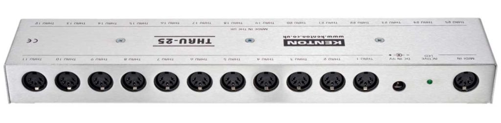 The Kenton MIDI Thru 25 interface