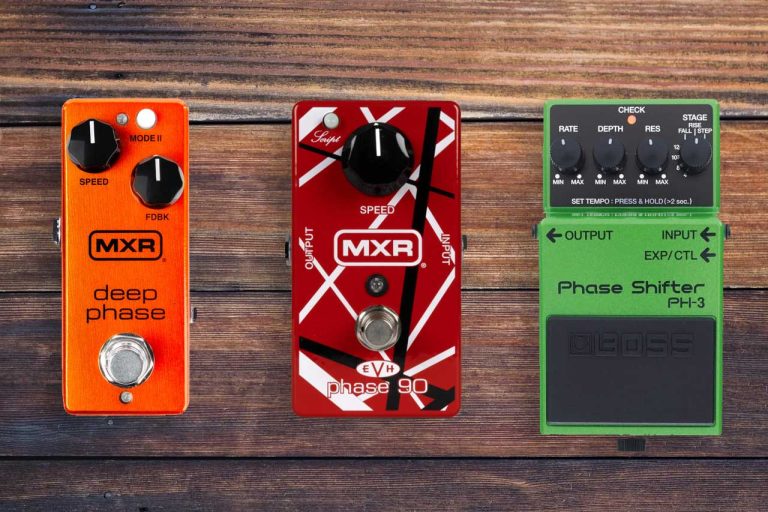 3 phaser effect pedals