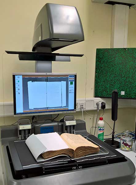 Process of digitizing paper archives into digital format