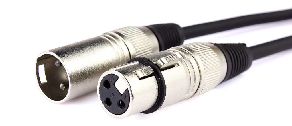 An XLR cable