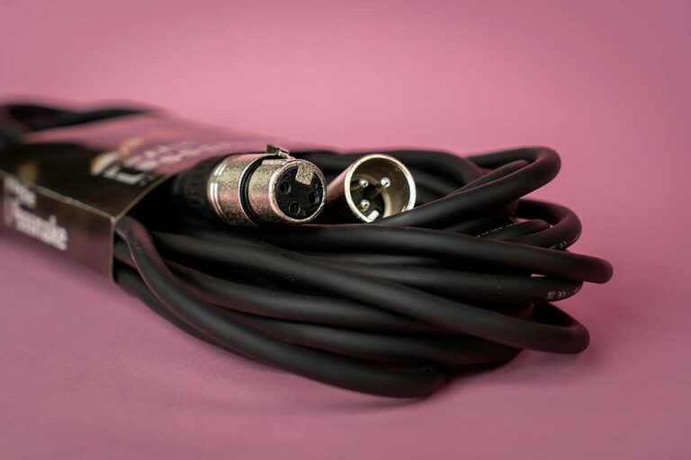 XLR audio cable